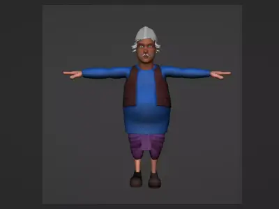 INDIAN MEN CARTOON  3D model