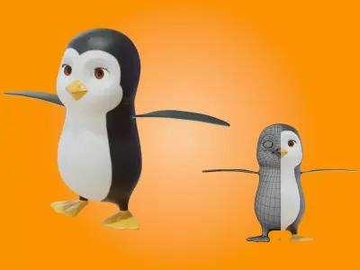 Penguin  3D Character 3D model