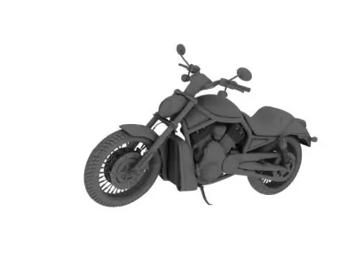 motocicleta motorcycle 3D model