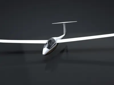 Discus Sailplane 3D model