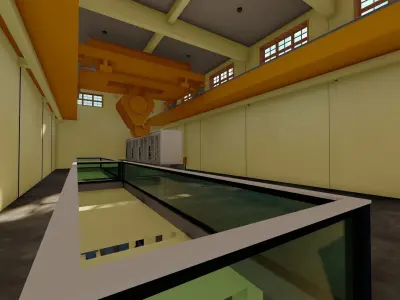 Pump Station 3D model