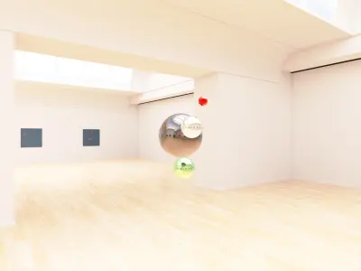 HDRI - Art Museum Gallery Interior 24 - 16384x8192 Texture