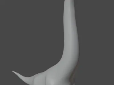 BRACHIOSAURUS dinosaur Low-poly 3D model get