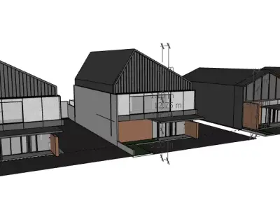 WAREHOUSE AND OFFICE MODEL 3D model