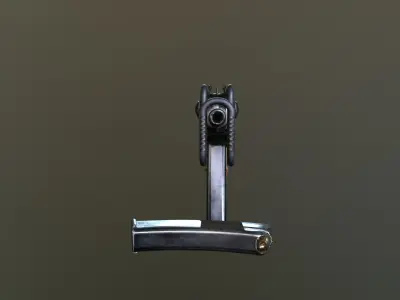 VZ-61 gun Low-poly 3D model