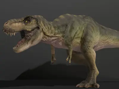 T REX Low-poly 3D model