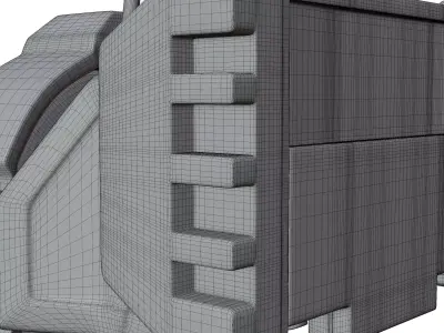 Charger fan 3D model