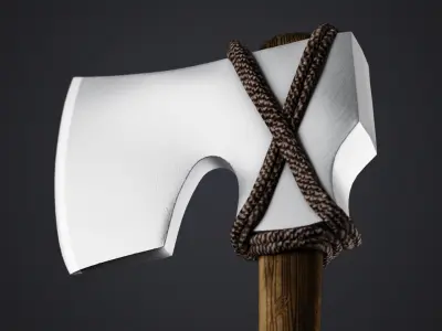 Axe Weapon 3D Model 3D model