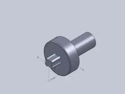 FSW fluted straight circular tool Free 3D model