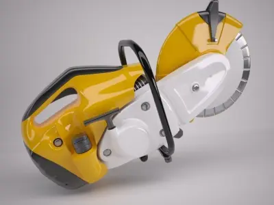 Cut Off Saw 3D model