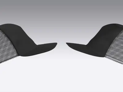 Mens Hats pack 3D model