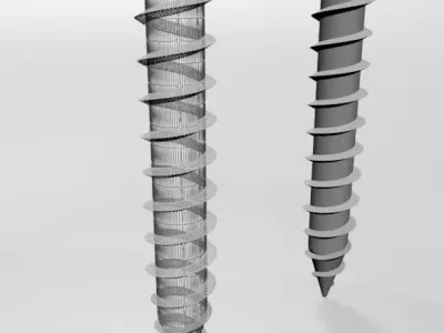 Drywall Screw 07 3D model