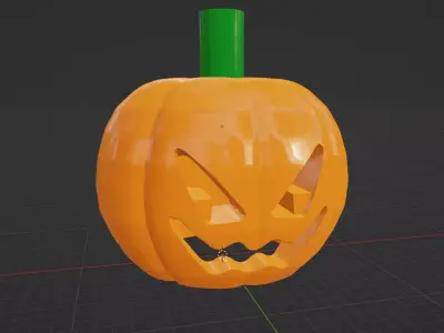 Custom3Dprint Minifigure Accessory - Pumpkinhead 3D print model