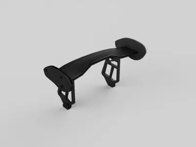 Spoiler back lift rear auto  3D model