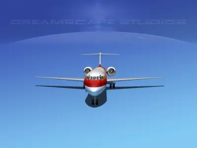 McDonnell Douglas MD80 Frontier 3D model