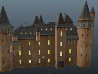 historical castle  3D model
