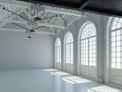 Loft interior 6 3D model