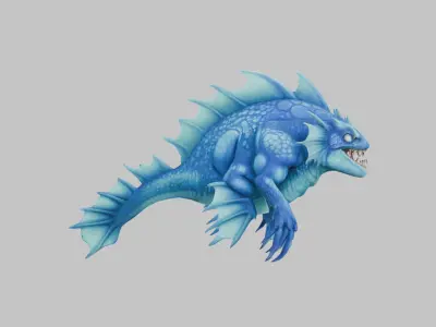 Aqua Terror 3D Model Low-poly 3D model