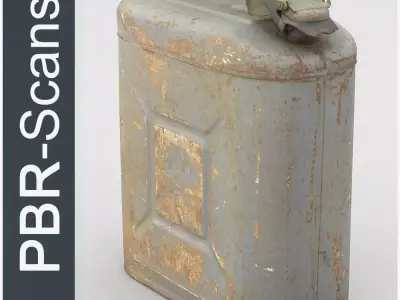 Jerry Can High Poly 3D model