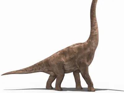 Brachiosaur Forever - 8K 3D model
