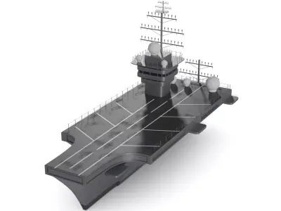 Aircraft Carrier 3D model from CGTrader