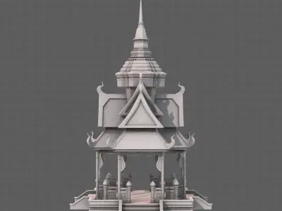 Pagoda V10 3D model
