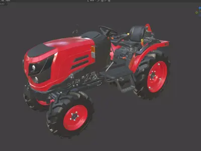 Mahindra Oja Low-poly 3D model