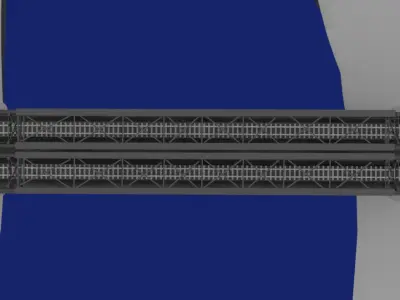 bridge 3D model 9