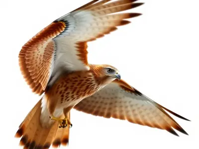 Redtailed Hawk D Model Pack Low-poly 3D model
