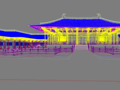 Chinese Style Architecture 3D model order