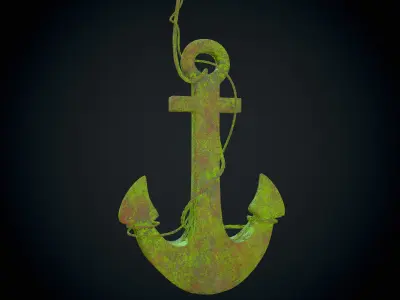 Anchor Model Low-poly 3D model
