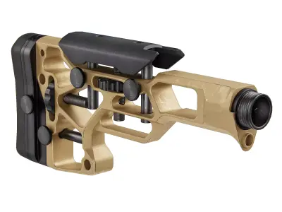 MDT SRS- Skeleton Rifle Buttstock Low-poly 3D model