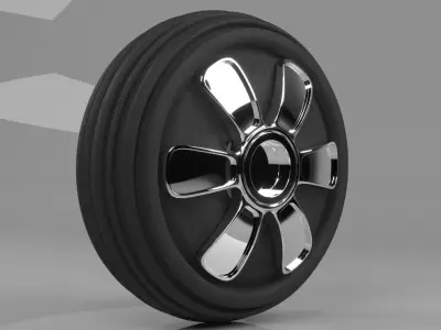 concept Tyre or tire design 3D model