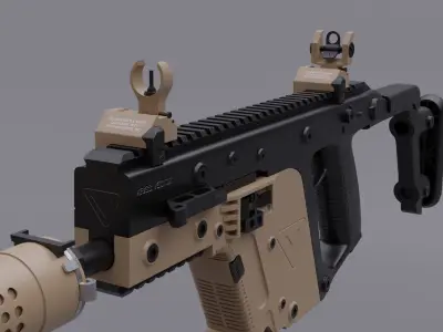 Kriss Vector Free 3D model purchase