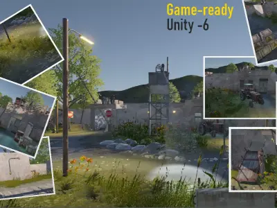Military Army Outpost Unity URP 3D model