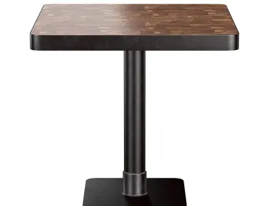 Bistro loft industrial table 3D model