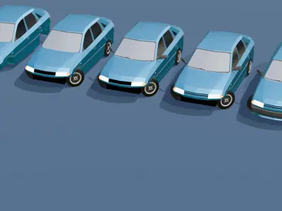Game-Ready Car Free 3D Model Free low-poly 3D model