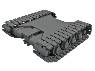 Tank Track 3D model