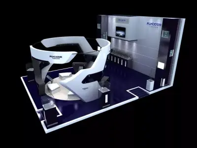 Exhibition - Area -6X6-3DMAX2009-08 3D model