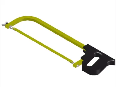 Bow saw 3D model