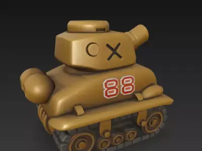 Metal Slug Tank 05 3D print model