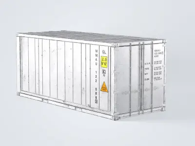 Refigerator Container Dirty 3D model