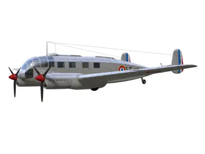 SNCAN nc-701 Martinet 3D model