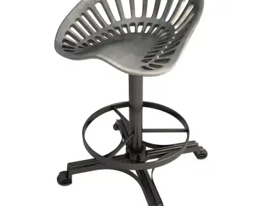 Tractor Industrial Stool 3D model