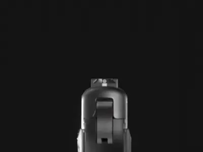 SIG Sauer P220 9mm - Pistole 75 - Minebea P9 - Game Asset Low-poly 3D model