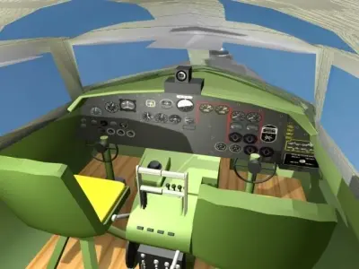 Boeing B-17G HP V03 3D model