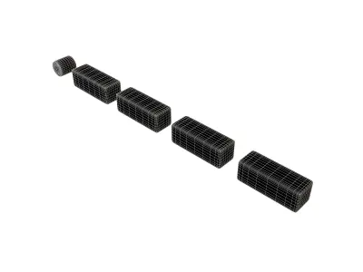 Morse Code 1 v1 001 Low-poly 3D model
