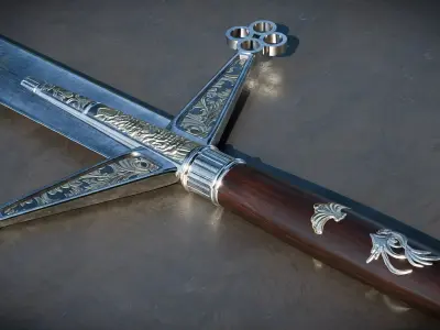 Royal claymore Free 3D model