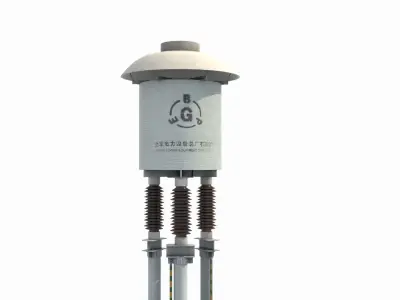 High Voltage Reactor 3 3D model
