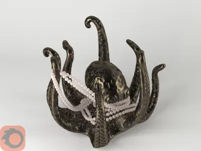 Octopus Figurine 3D model
